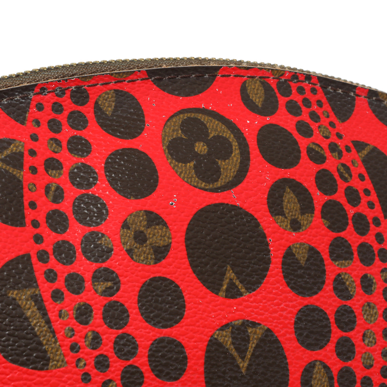 Exclusive Louis Vuitton Yayoi Kusama Monogram Pumpkin Dots Cosmetic Pouch — Alternate View 11