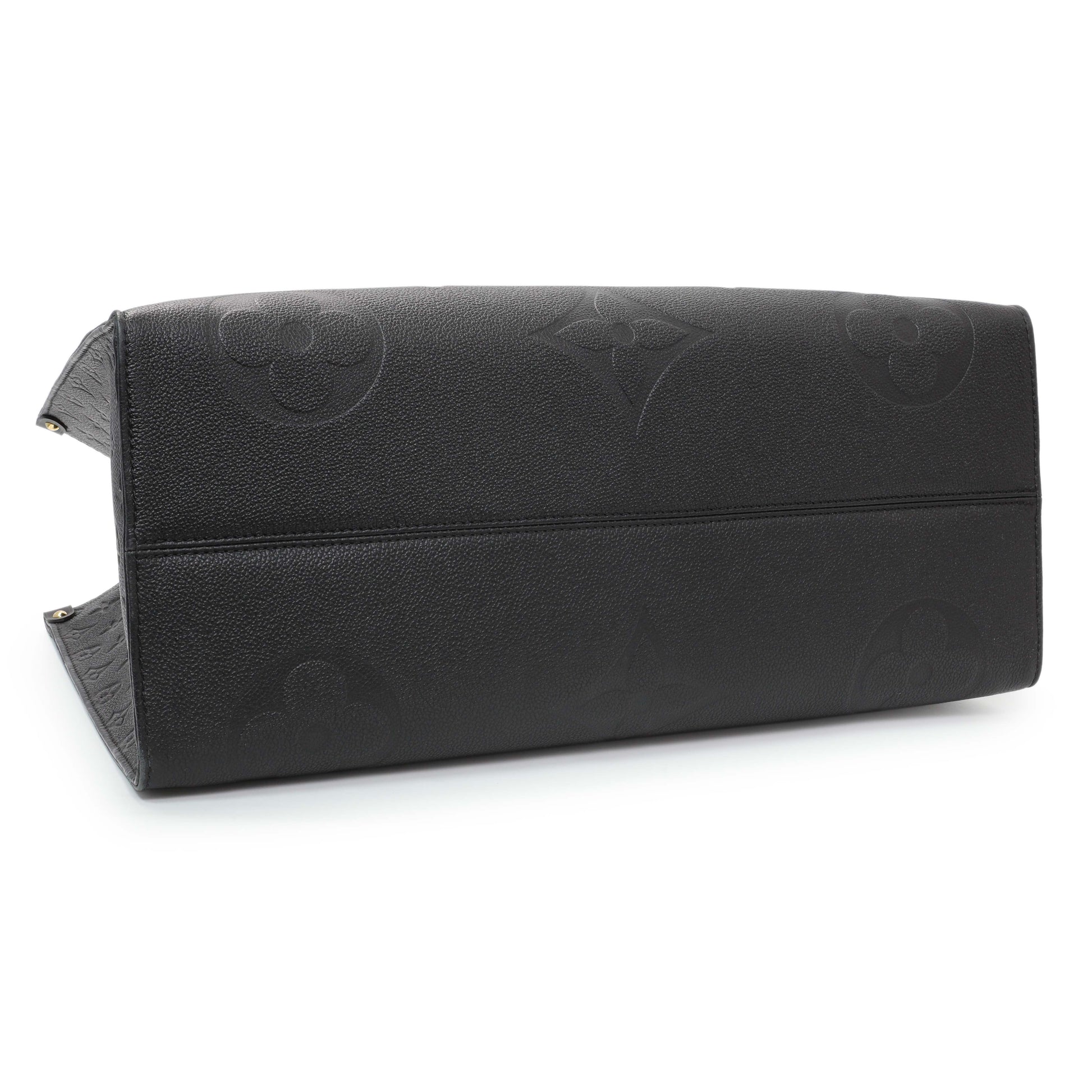 Exclusive Louis Vuitton Black Empreinte Onthego GM — Back View