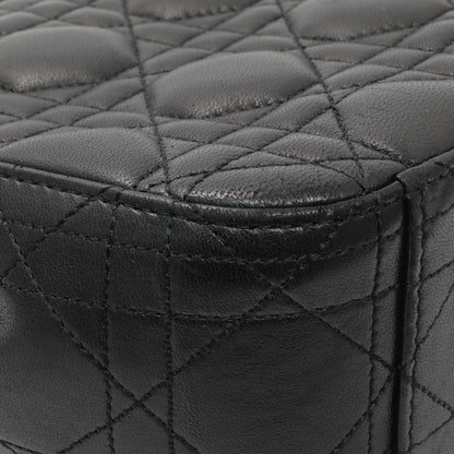 Exclusive Christian Dior Black Lambskin Cannage Medium Miss Dior Flap — Lifestyle View