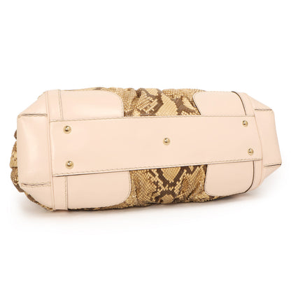 Exclusive Gucci Python Queen Large Top Handle — Back View