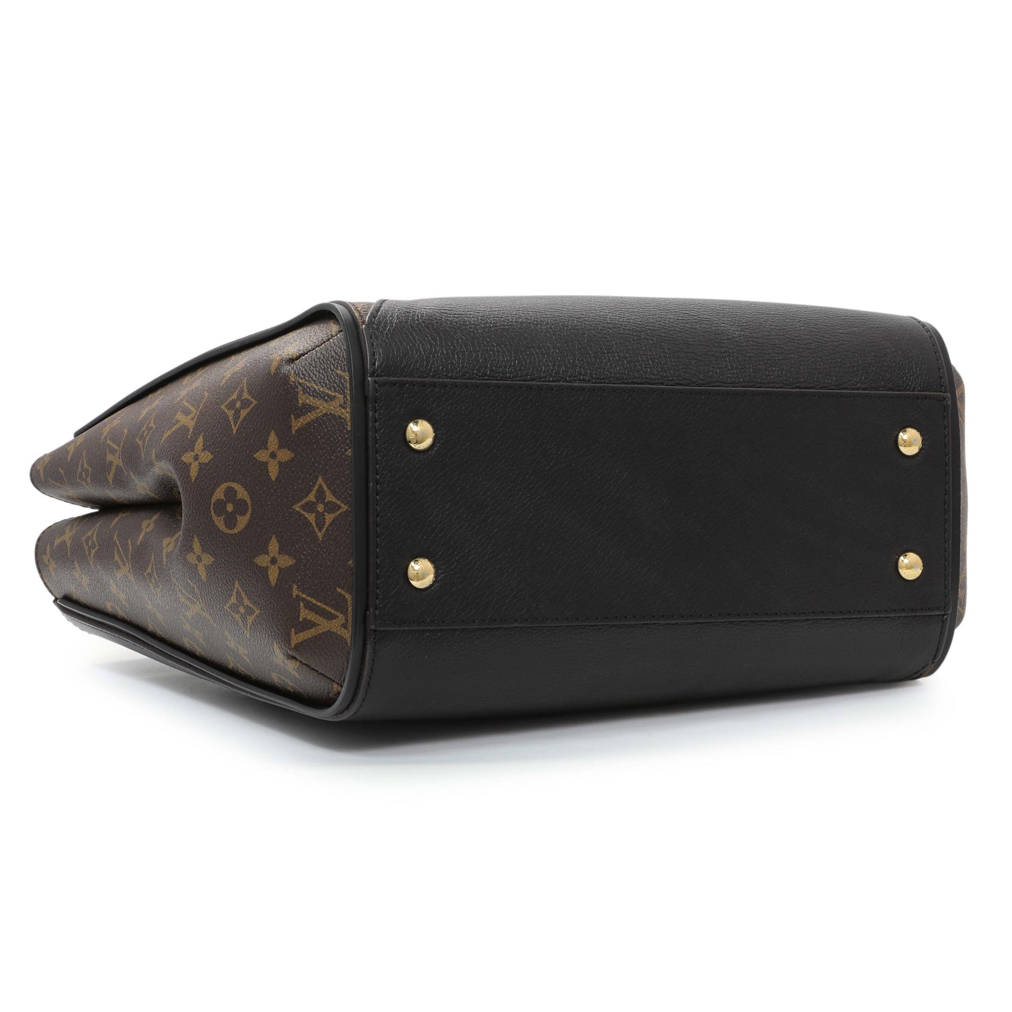 Exclusive Louis Vuitton Calfskin Monogram Kimono Tote Black — Back View