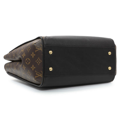 Exclusive Louis Vuitton Calfskin Monogram Kimono Tote Black — Back View