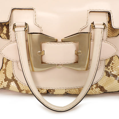 Exclusive Gucci Python Queen Large Top Handle — Alternate View 11