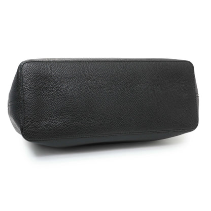 Exclusive Gucci Black Pebbled Calfskin Large Soho Hobo — Back View