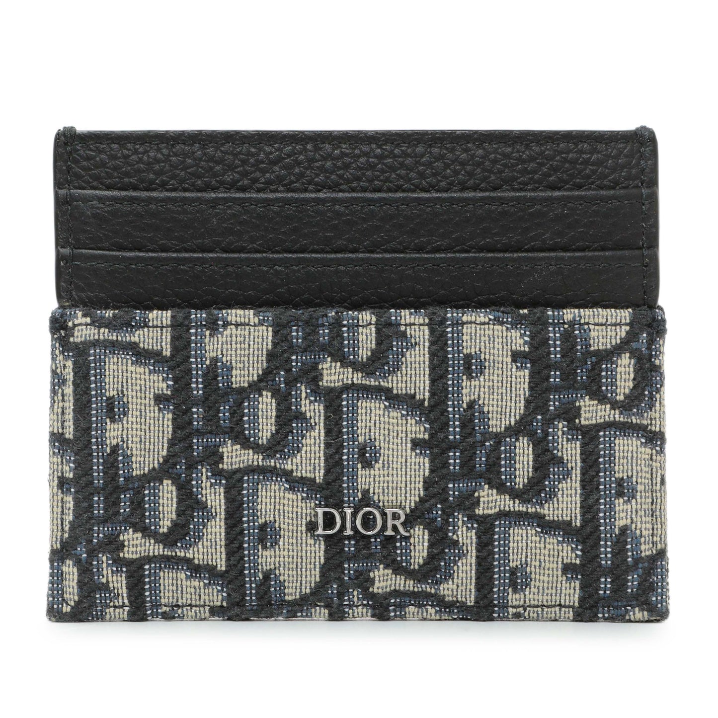Exclusive Christian Dior Oblique Card Holder — Front View