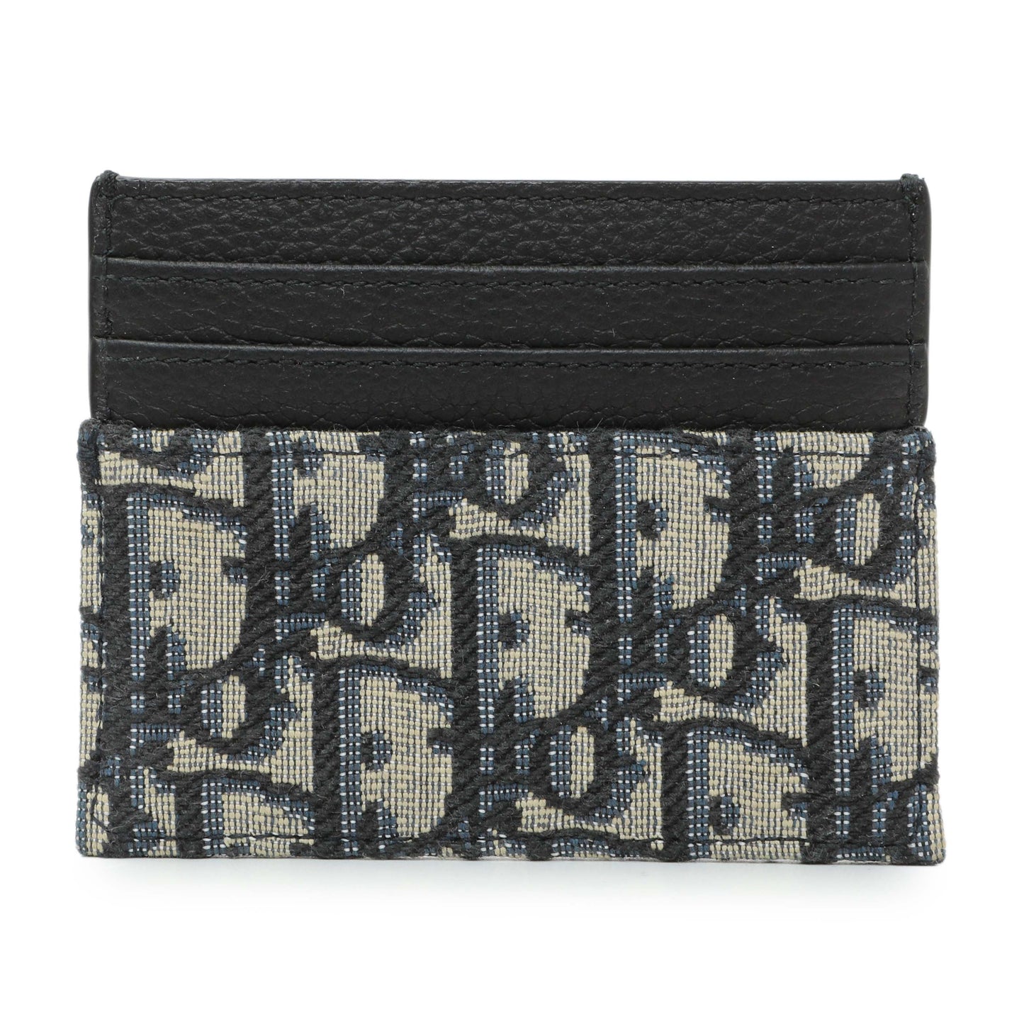 Exclusive Christian Dior Oblique Card Holder — Side View