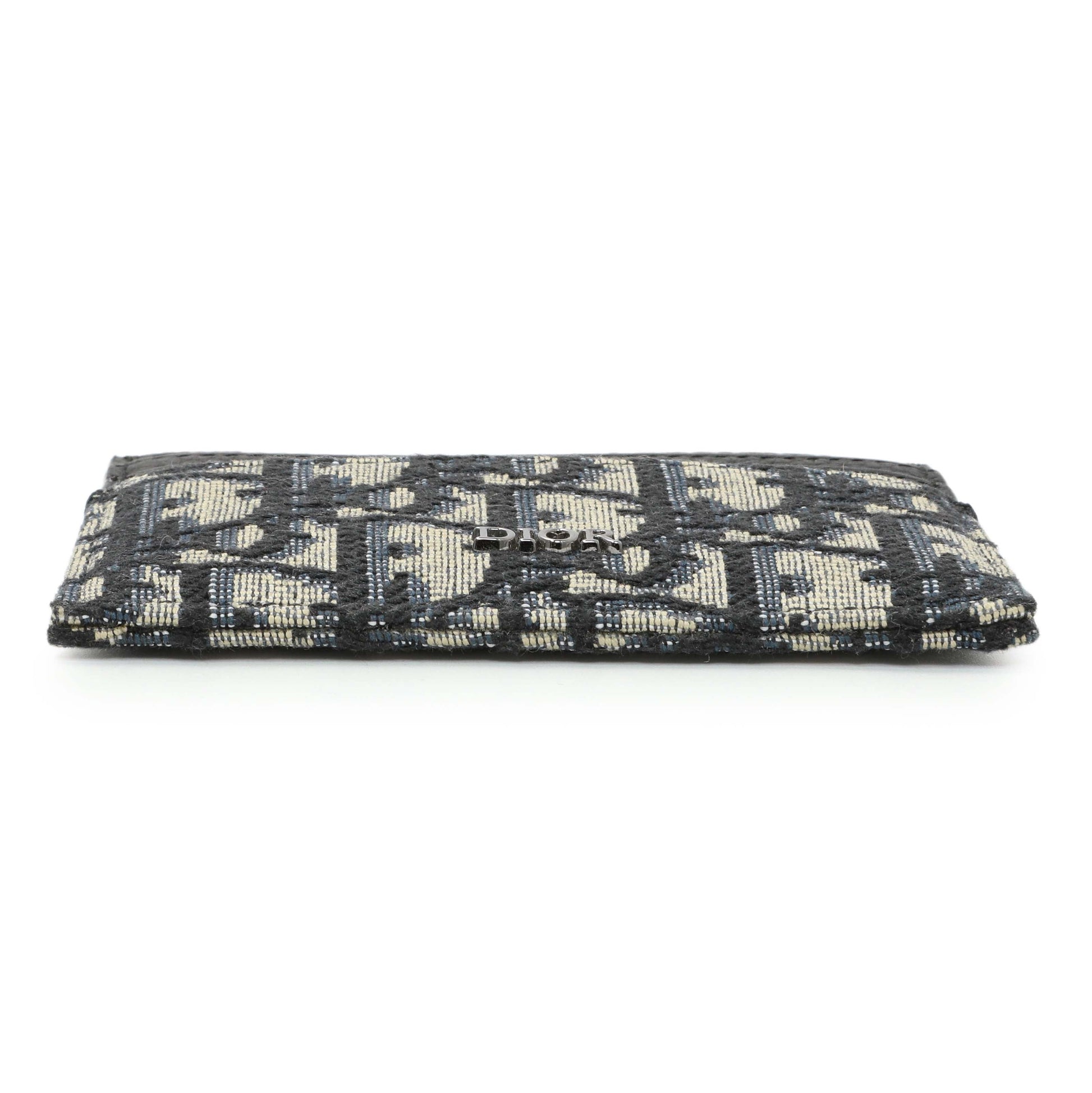 Exclusive Christian Dior Oblique Card Holder — Back View