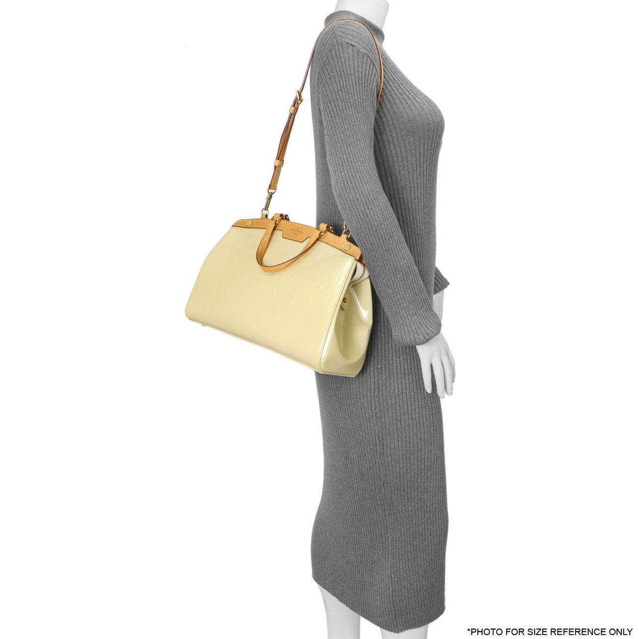Exclusive Louis Vuitton Blanc Corail Vernis Brea MM — Alternate View 15