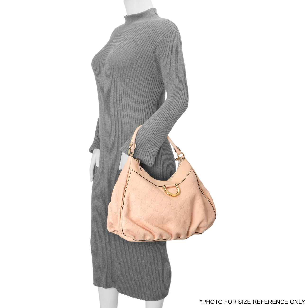 Exclusive Gucci Pink Guccissima Large D Ring Hobo — Alternate View 15
