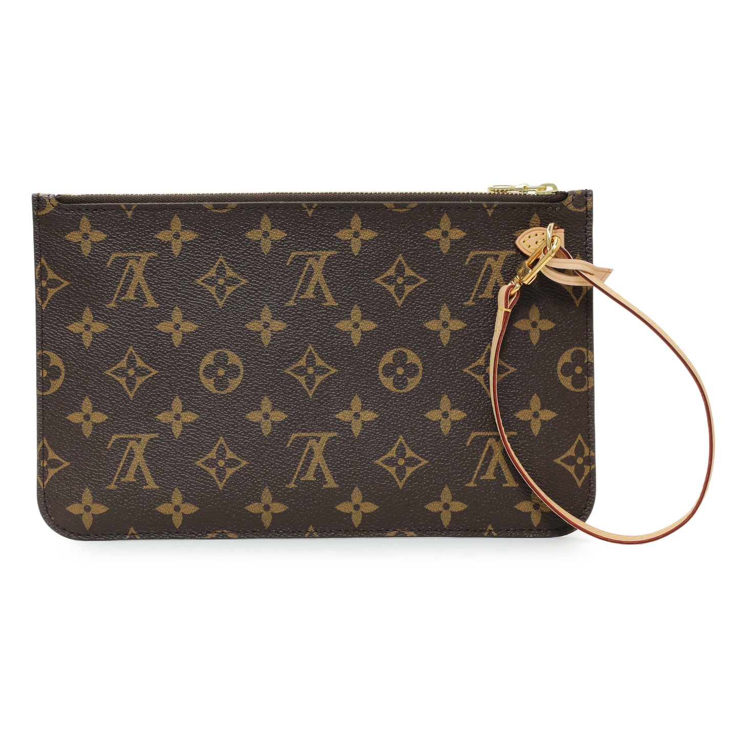 Exclusive Louis Vuitton Monogram Neverfull MM GM Pochette — Side View