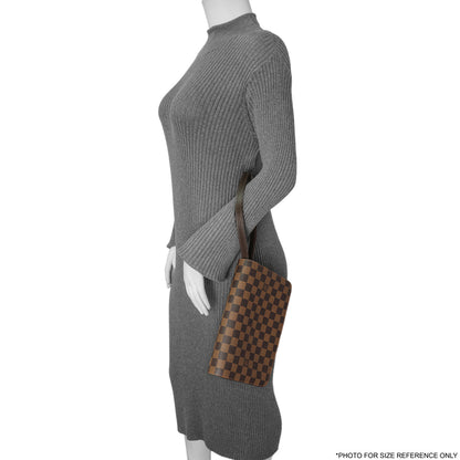 Exclusive Louis Vuitton Damier Ebene Pochette Saint Louis Clutch — Alternate View 11