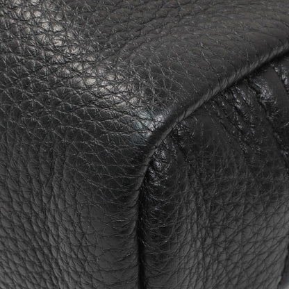 Exclusive Prada Vitello Daino Nero Shoulder Bag — Detail View