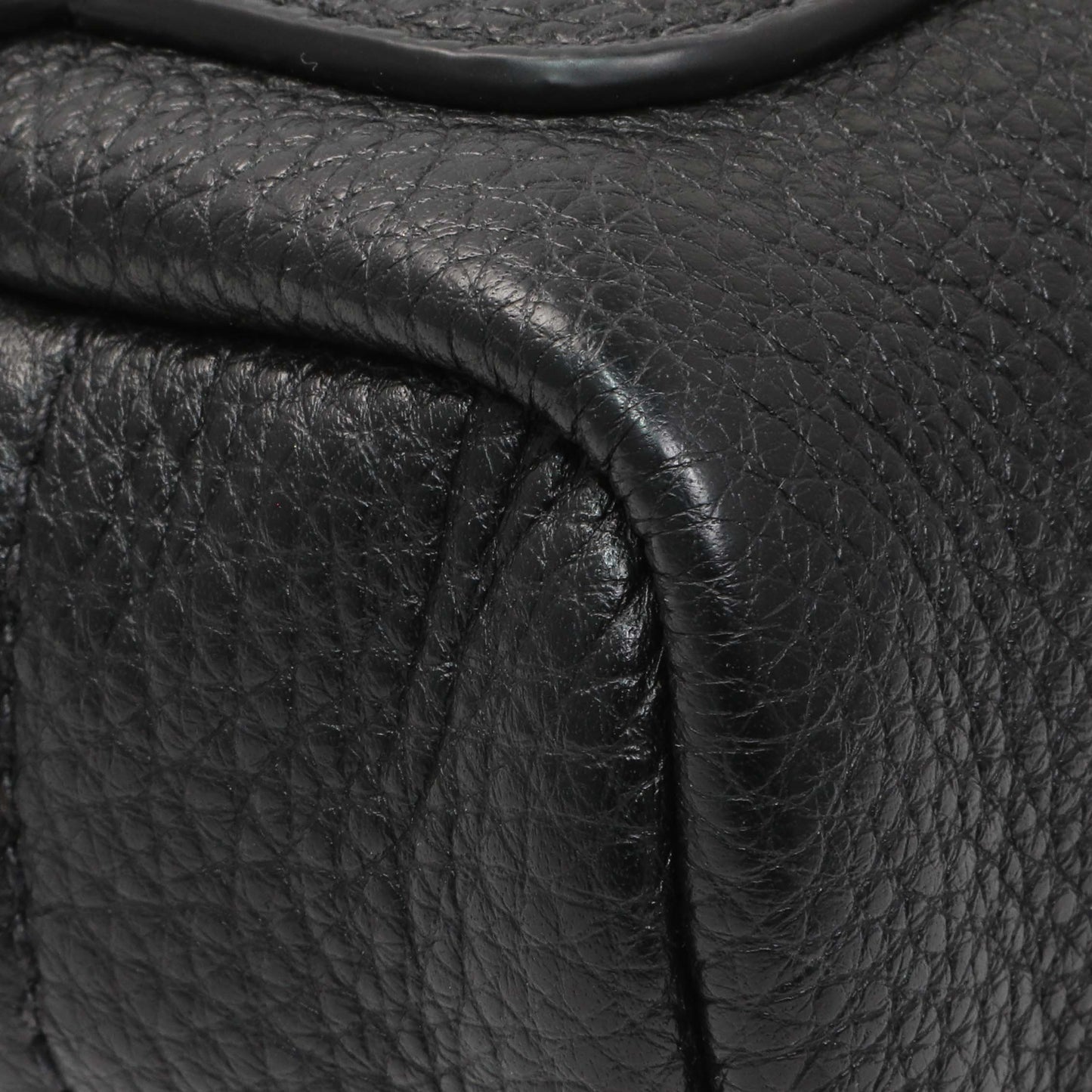 Exclusive Prada Vitello Daino Nero Shoulder Bag — Lifestyle View