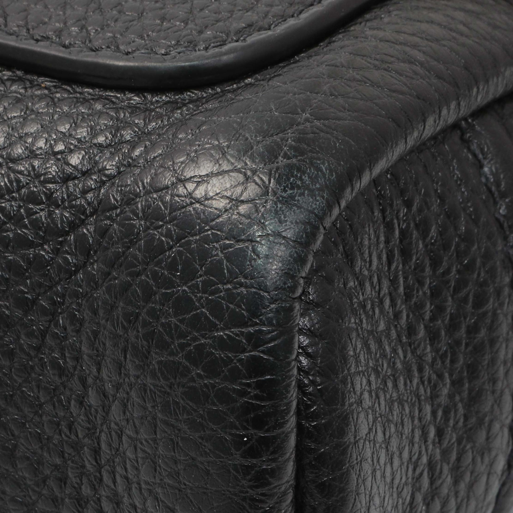 Exclusive Prada Vitello Daino Nero Shoulder Bag — Alternate View 7