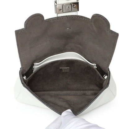 Exclusive Fendi Nappa Rabbit Fox Fur Micro Buggie Baguette — Top View