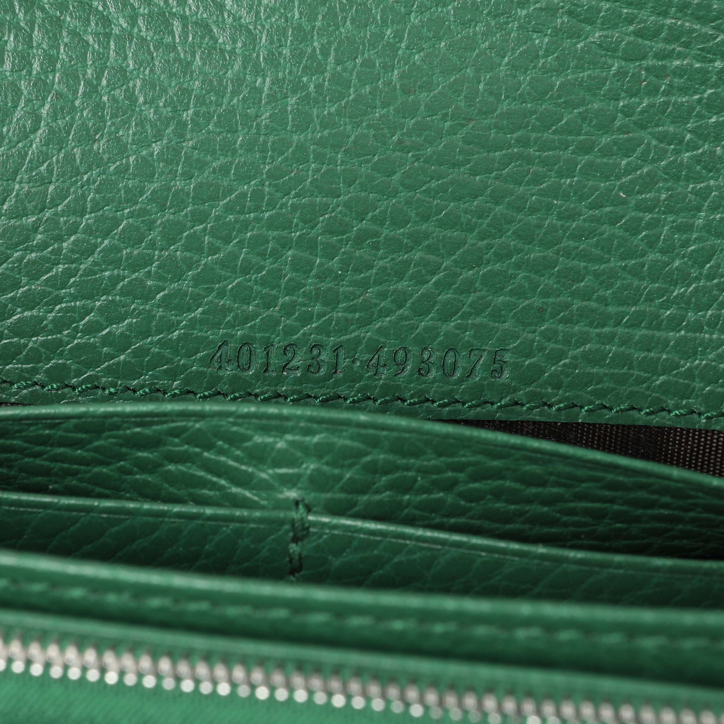Exclusive Gucci Emerald Calfskin Mini Dionysus Chain Wallet — Lifestyle View