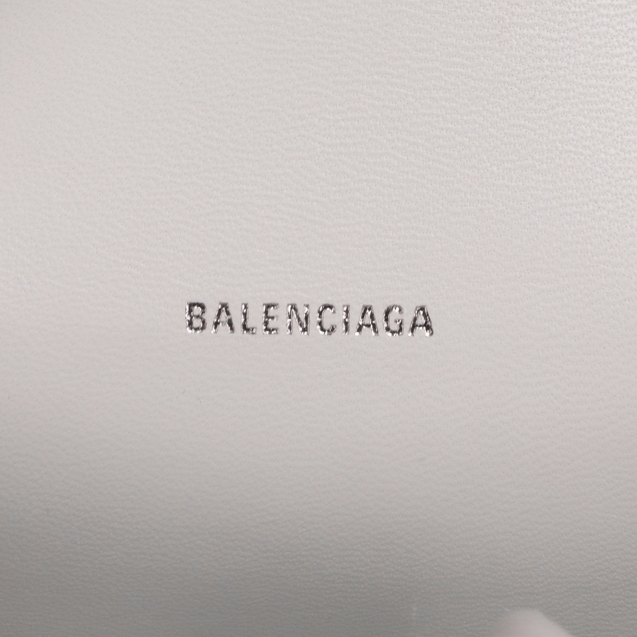 Exclusive Balenciaga White Calfskin Graffiti Hourglass Top Handle Bag  XS — Alternate View 10
