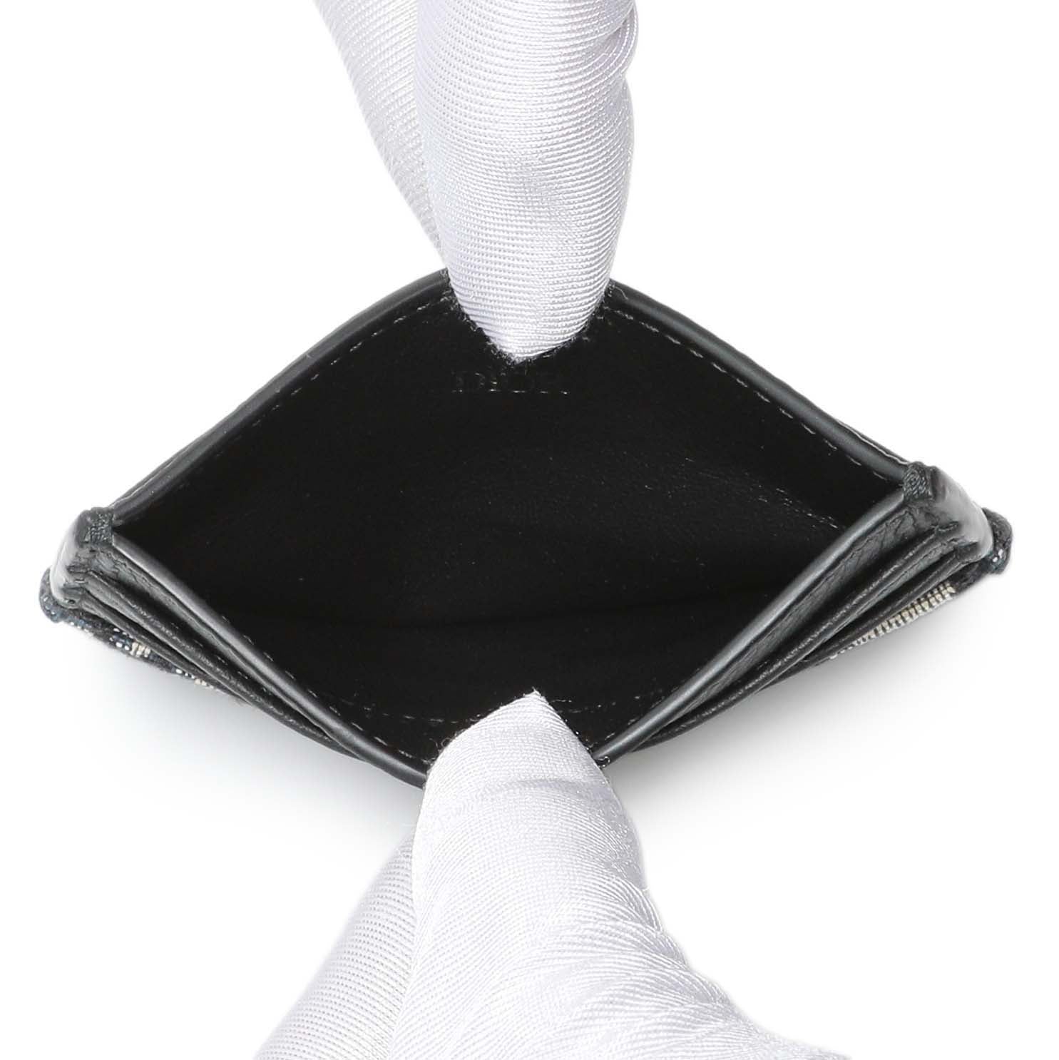 Exclusive Christian Dior Oblique Card Holder — Top View