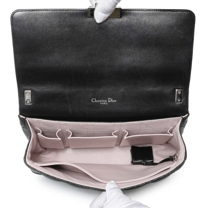 Exclusive Christian Dior Black Lambskin Cannage Medium Miss Dior Flap — Alternate View 8