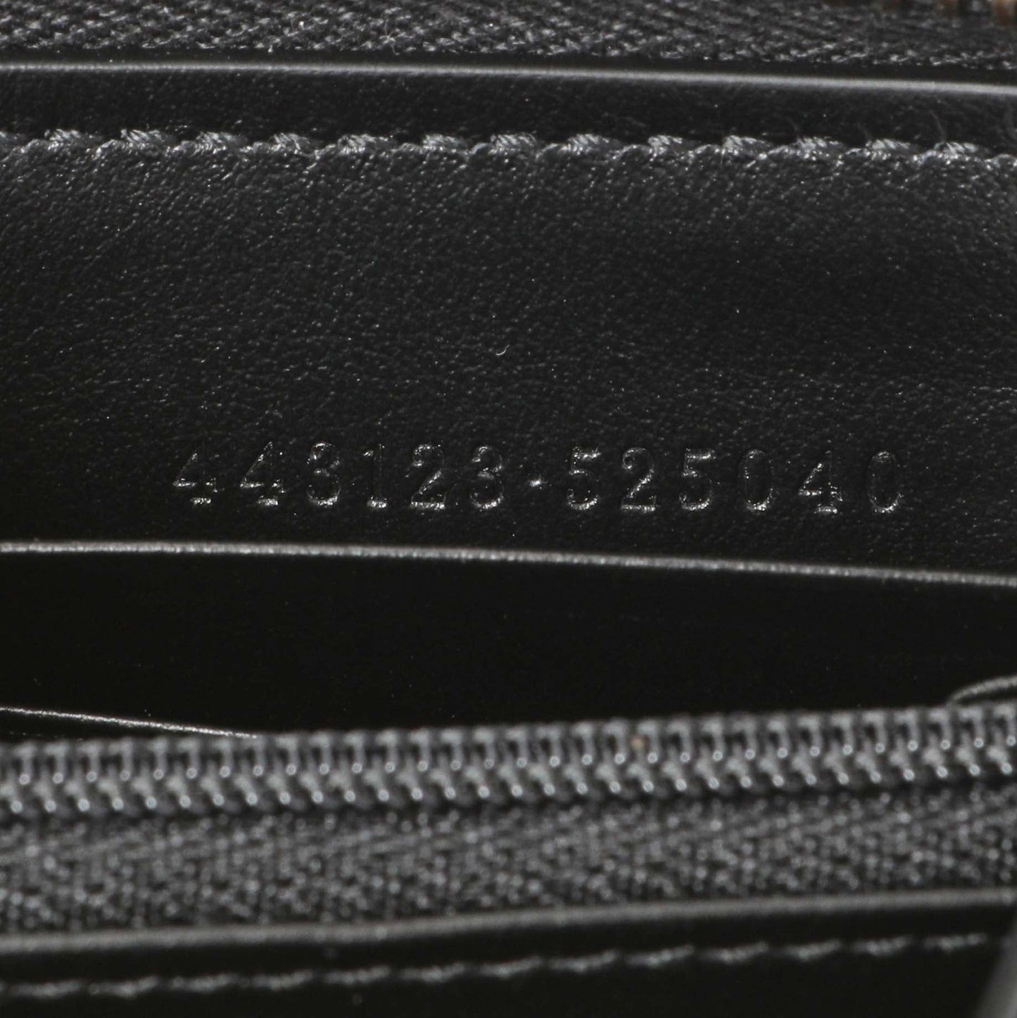 Exclusive Gucci Black Calfskin Matelasse GG Marmont Zip Around Wallet — Lifestyle View