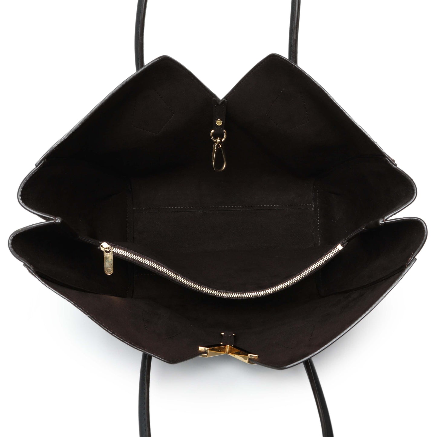 Exclusive Louis Vuitton Calfskin Monogram Kimono Tote Black — Top View