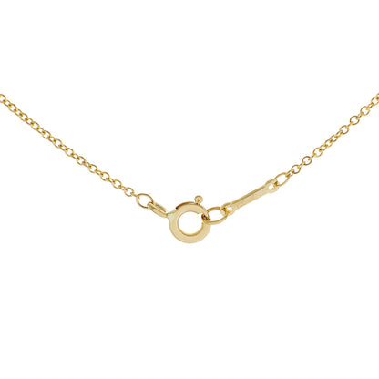 Exclusive Tiffany & Co. 18K Yellow Gold Paloma Picasso Graffiti X Pendant Necklace — Top View