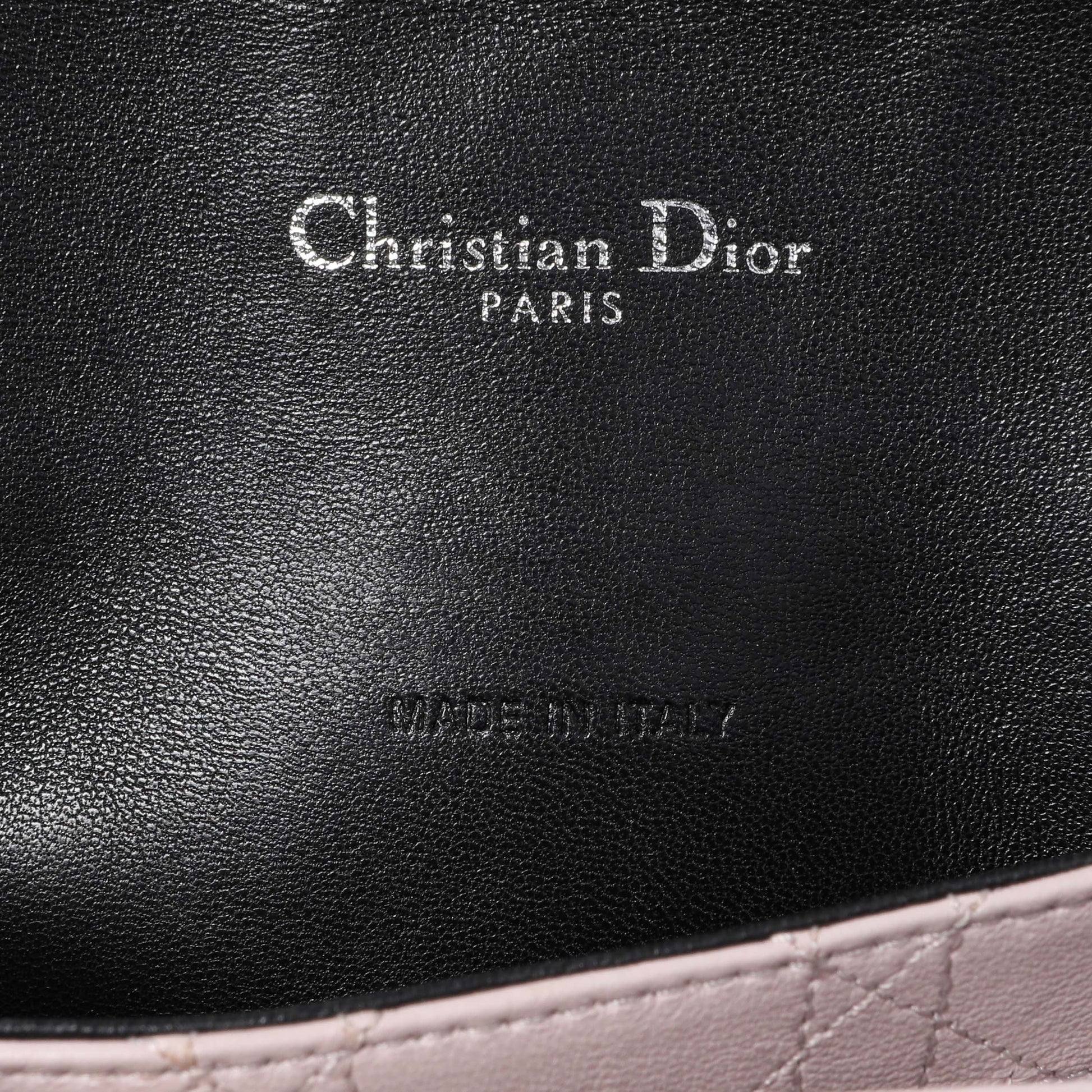 Exclusive Christian Dior Black Lambskin Cannage Medium Miss Dior Flap — Alternate View 10