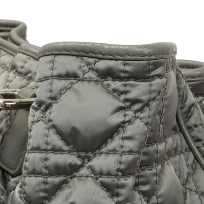 Exclusive Christian Dior Grey Nylon Cannage Charming Lock Tote — Alternate View 8