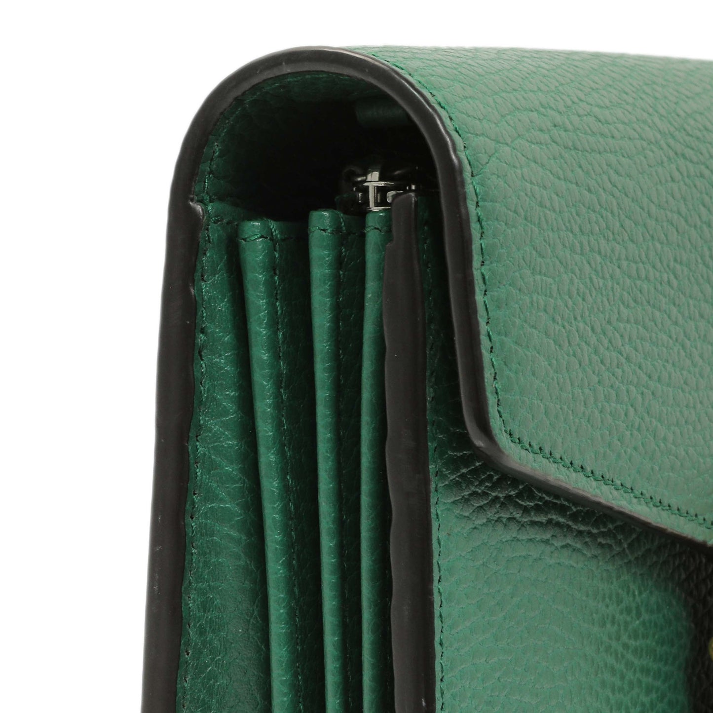 Exclusive Gucci Emerald Calfskin Mini Dionysus Chain Wallet — Alternate View 7