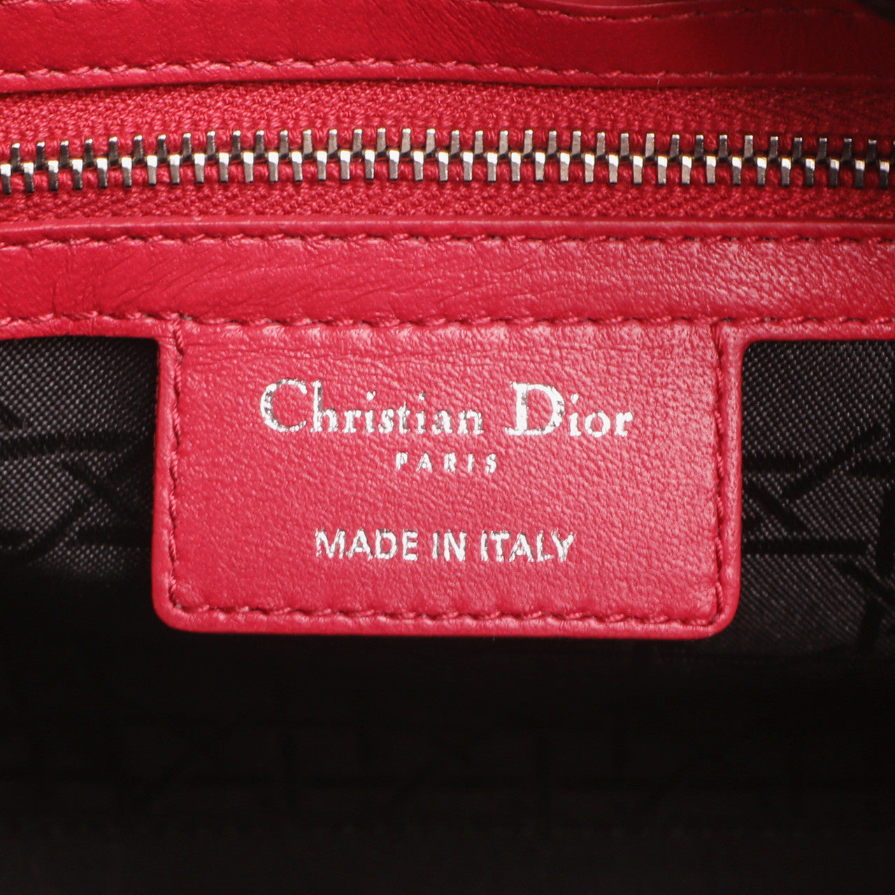 Exclusive Christian Dior Fuchsia Lambskin Cannage Medium Lady Dior — Alternate View 9