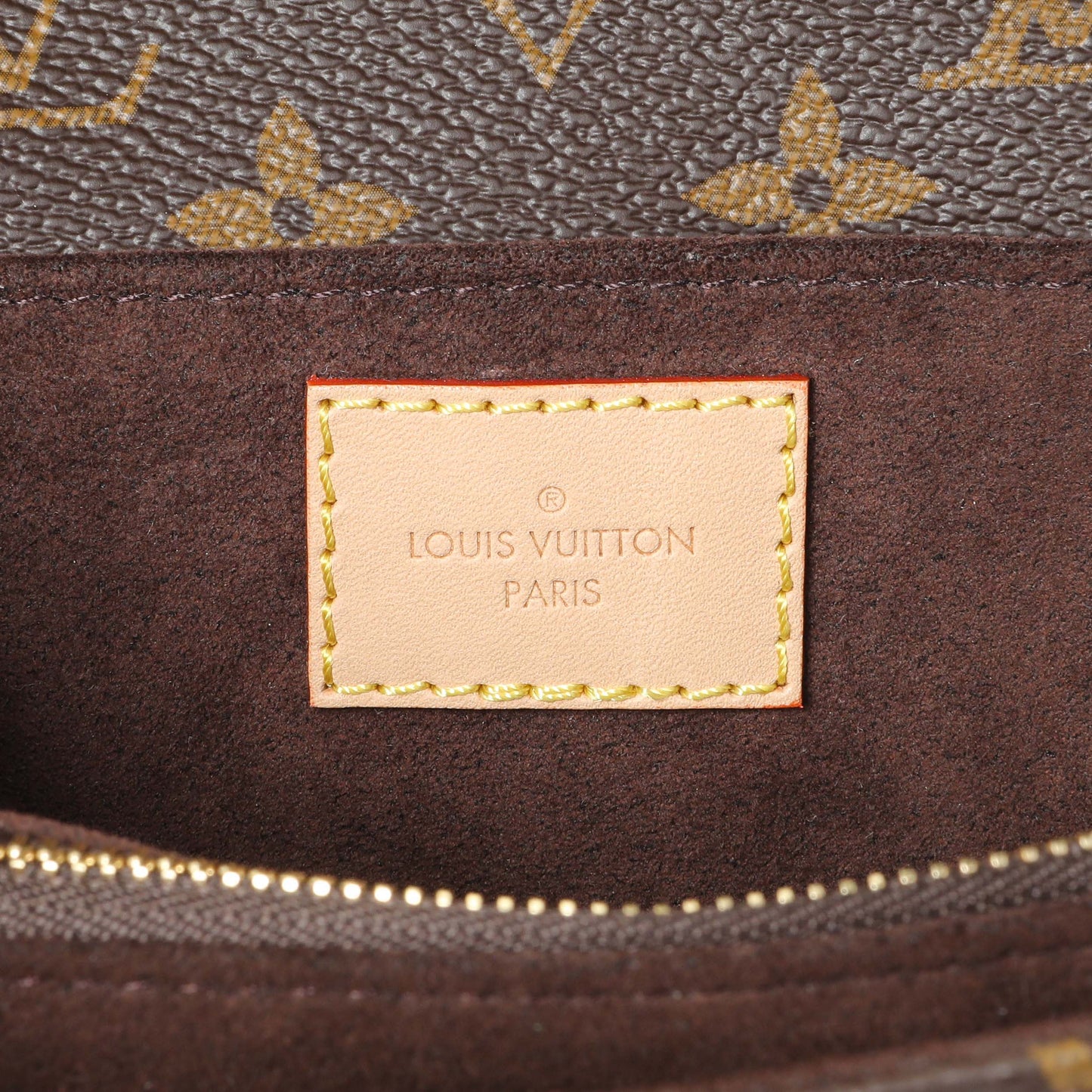 Exclusive Louis Vuitton Monogram Pochette Metis East West — Detail View