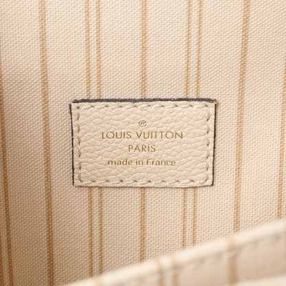 Exclusive Louis Vuitton Creme Empreinte Pochette Metis — Detail View