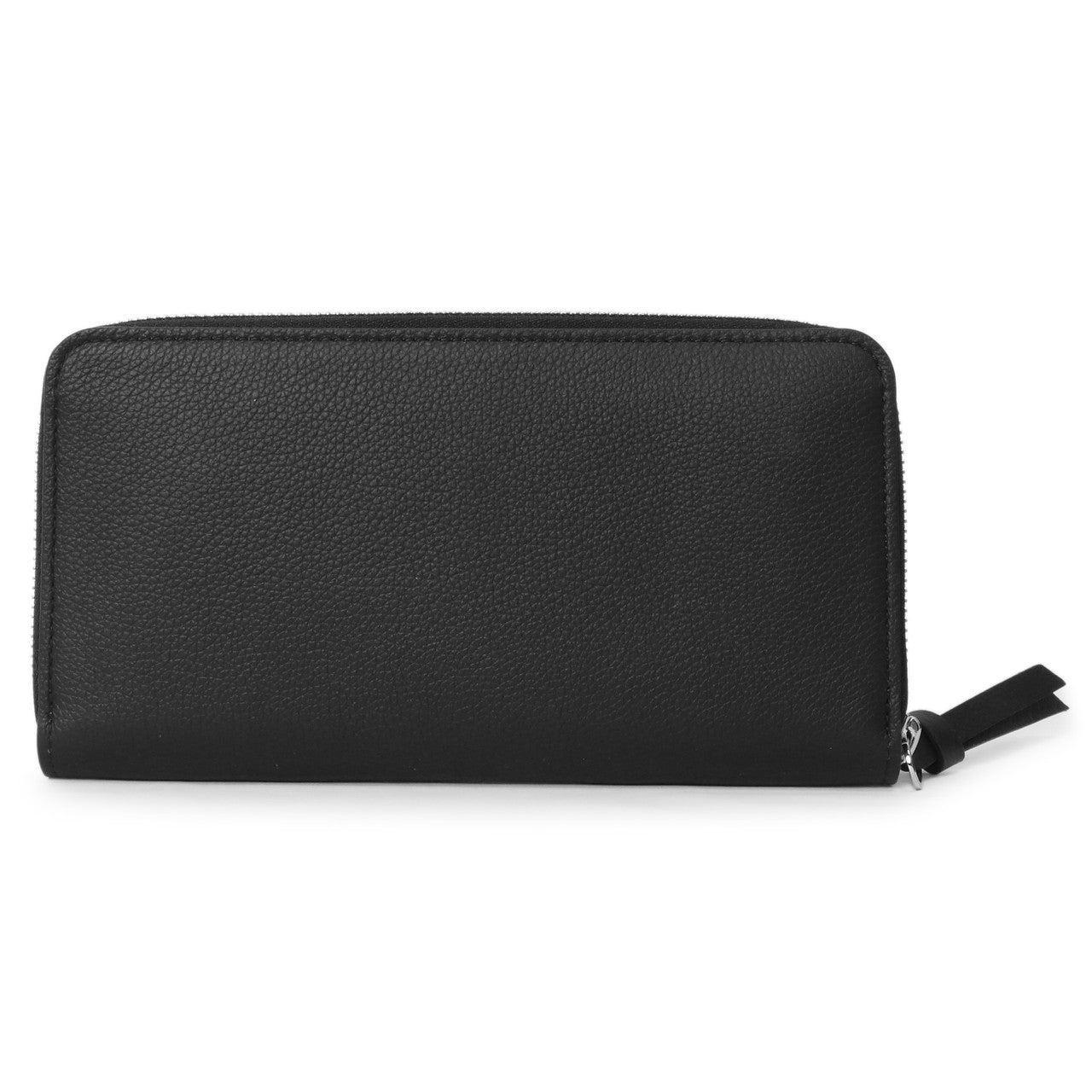 Exclusive Louis Vuitton Black Calfskin Lockme Zippy Wallet — Side View