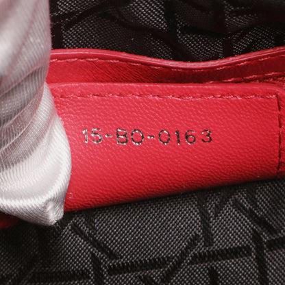 Exclusive Christian Dior Fuchsia Lambskin Cannage Medium Lady Dior — Alternate View 10
