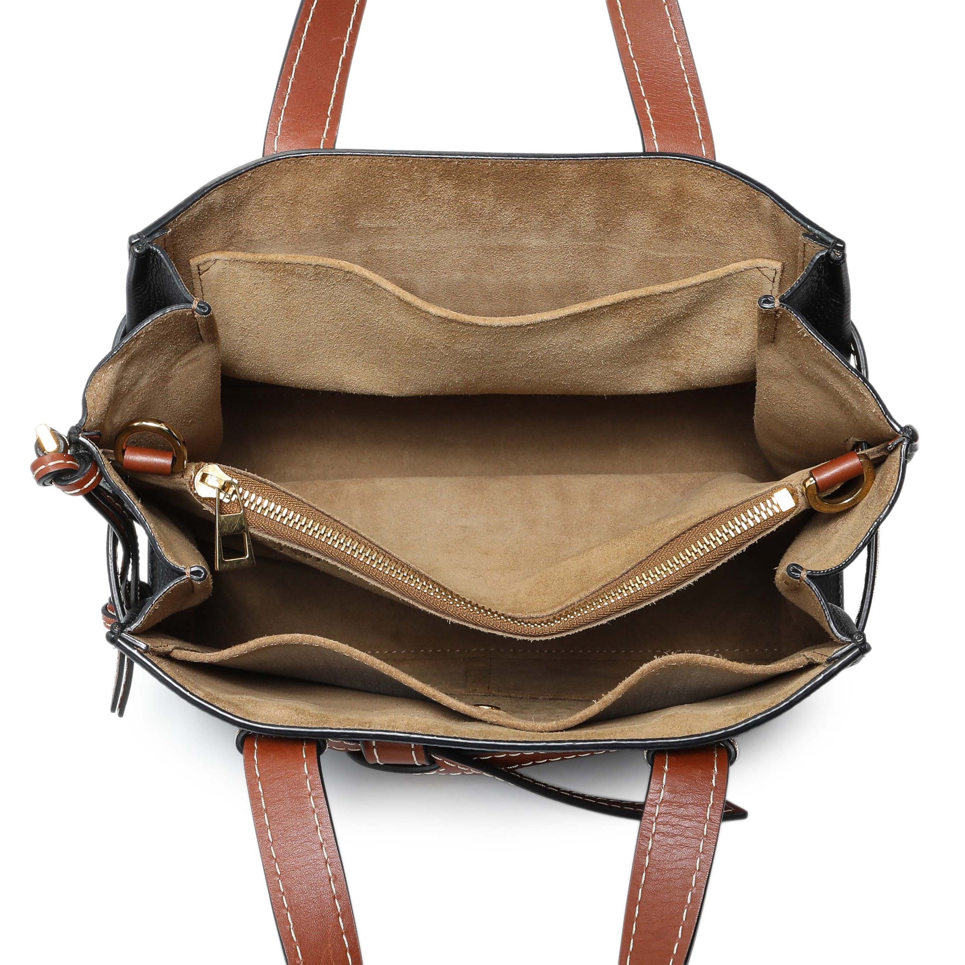Exclusive Loewe Black Calfskin Small Gate Tote — Alternate View 8