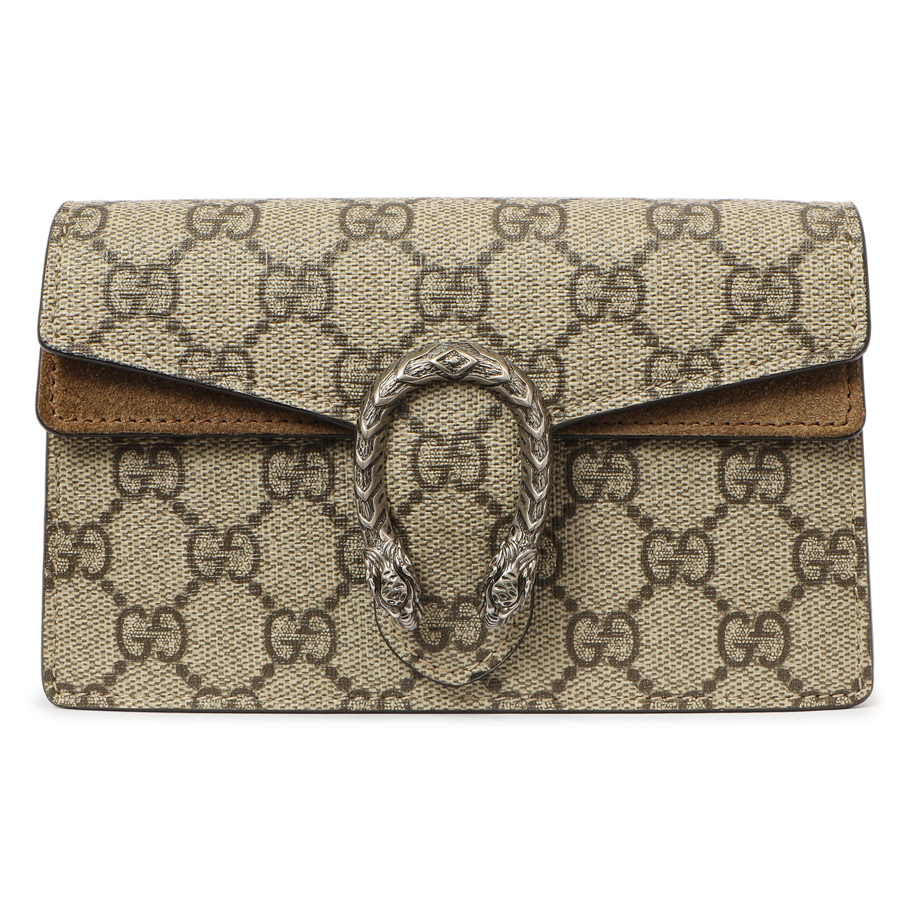 Exclusive Gucci GG Supreme Monogram Super Mini Dionysus — Side View