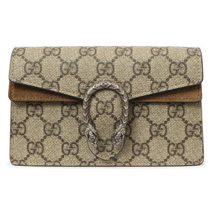 Exclusive Gucci GG Supreme Monogram Super Mini Dionysus — Side View