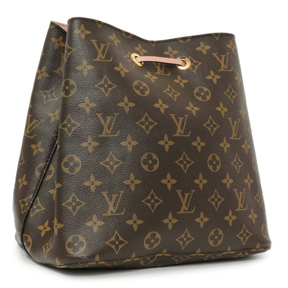 Exclusive Louis Vuitton Rose Poudre Monogram Neonoe MM — Side View
