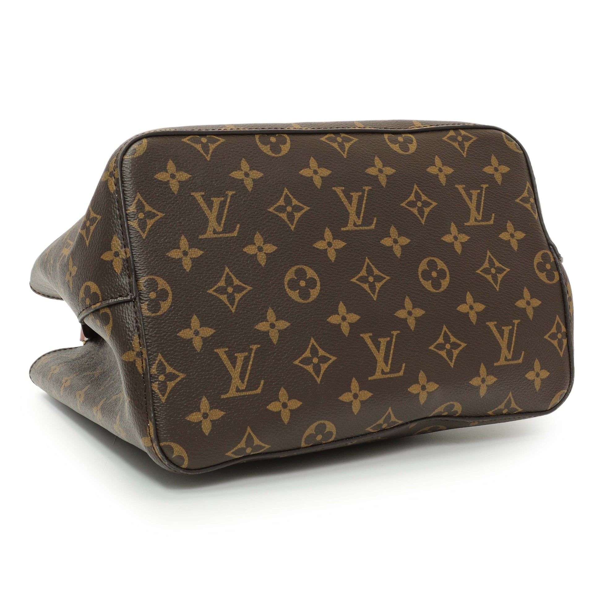 Exclusive Louis Vuitton Rose Poudre Monogram Neonoe MM — Back View