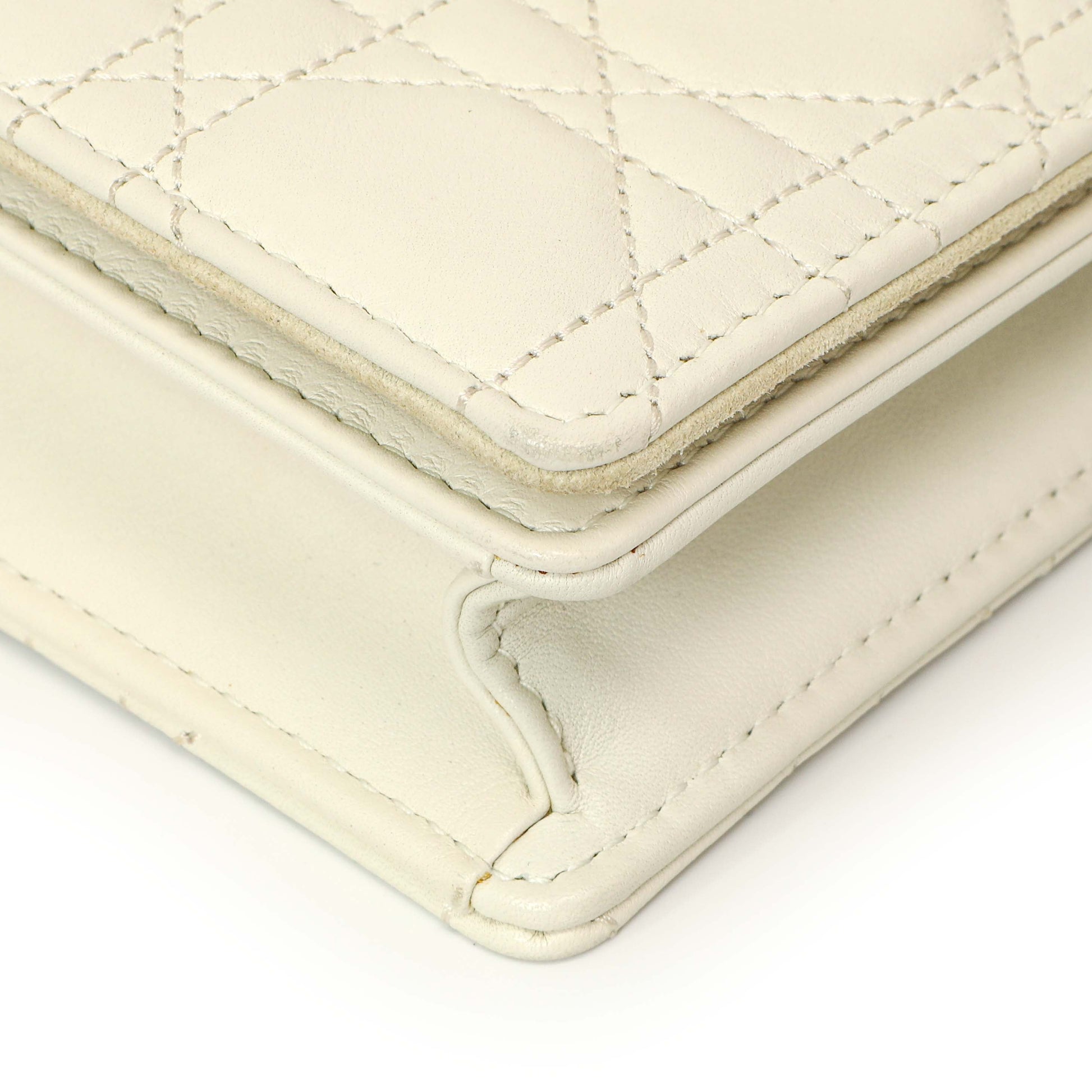 Exclusive Christian Dior Lambskin Cannage DiorAmour Lady Dior Clutch — Alternate View 16