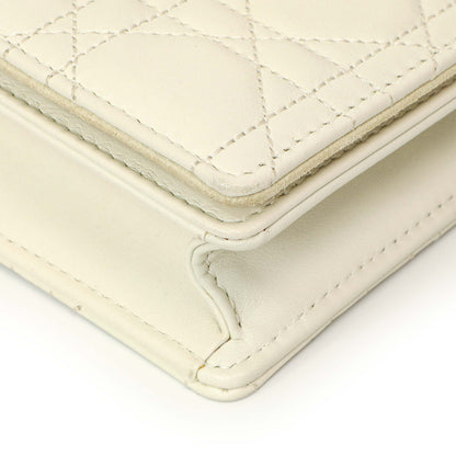 Exclusive Christian Dior Lambskin Cannage DiorAmour Lady Dior Clutch — Alternate View 16