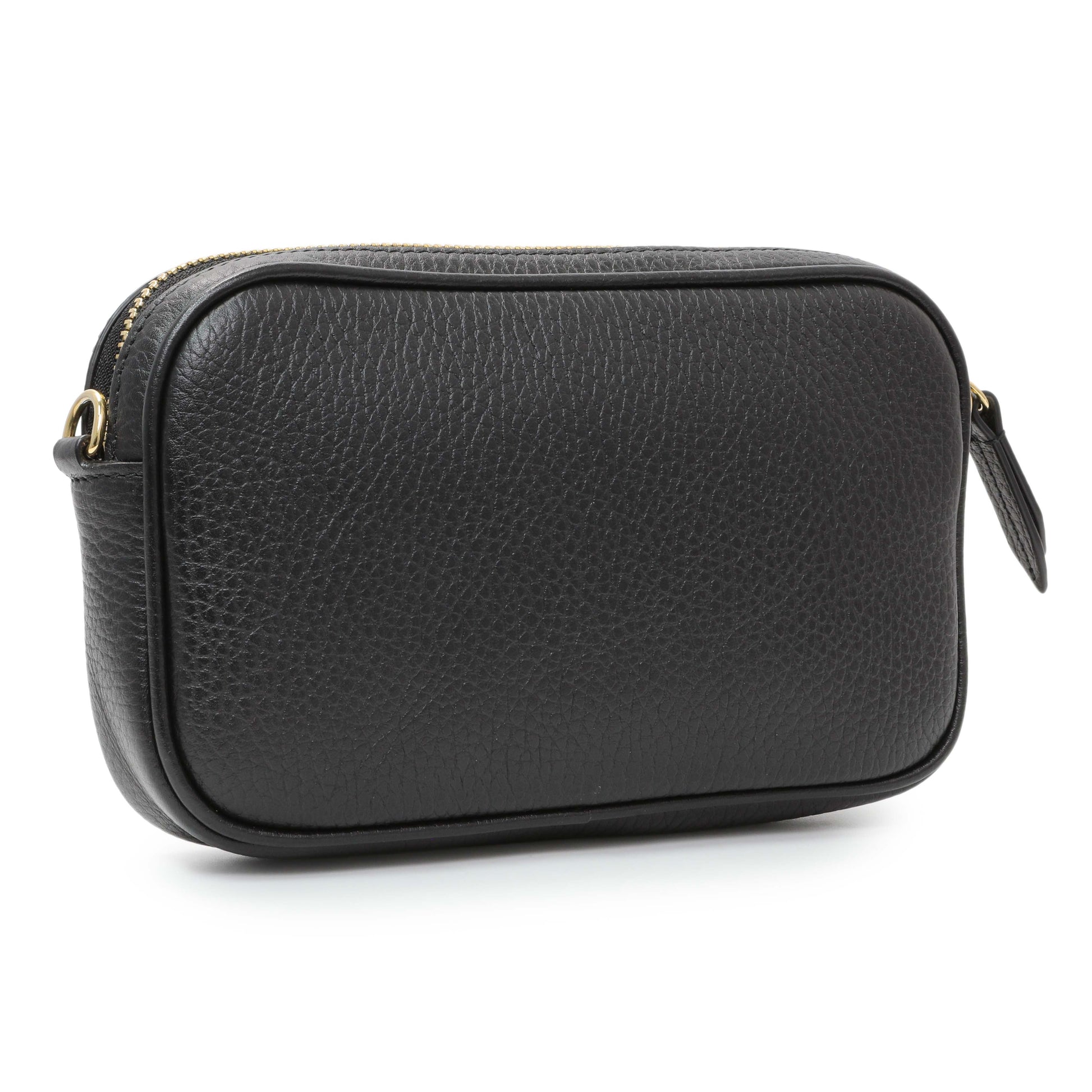 Exclusive Gucci Black Calfskin Super Mini Marmont Shoulder Bag — Side View