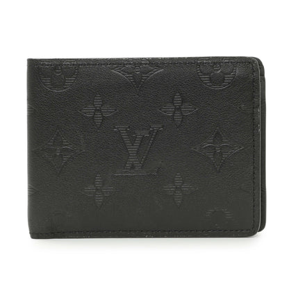 Exclusive Louis Vuitton Monogram Shadow Calfskin Multiple Wallet — Front View