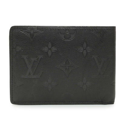 Exclusive Louis Vuitton Monogram Shadow Calfskin Multiple Wallet — Side View