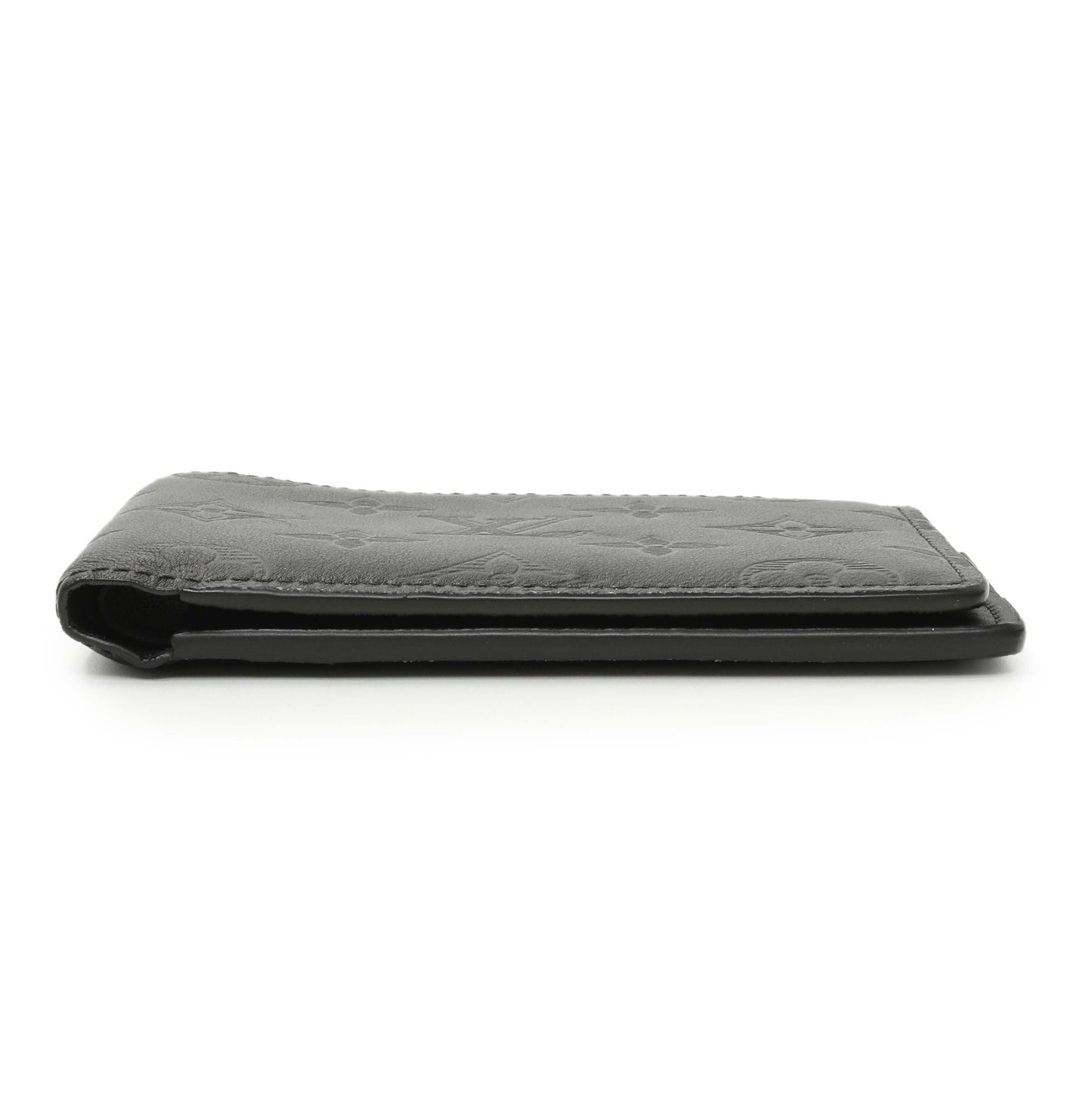 Exclusive Louis Vuitton Monogram Shadow Calfskin Multiple Wallet — Back View