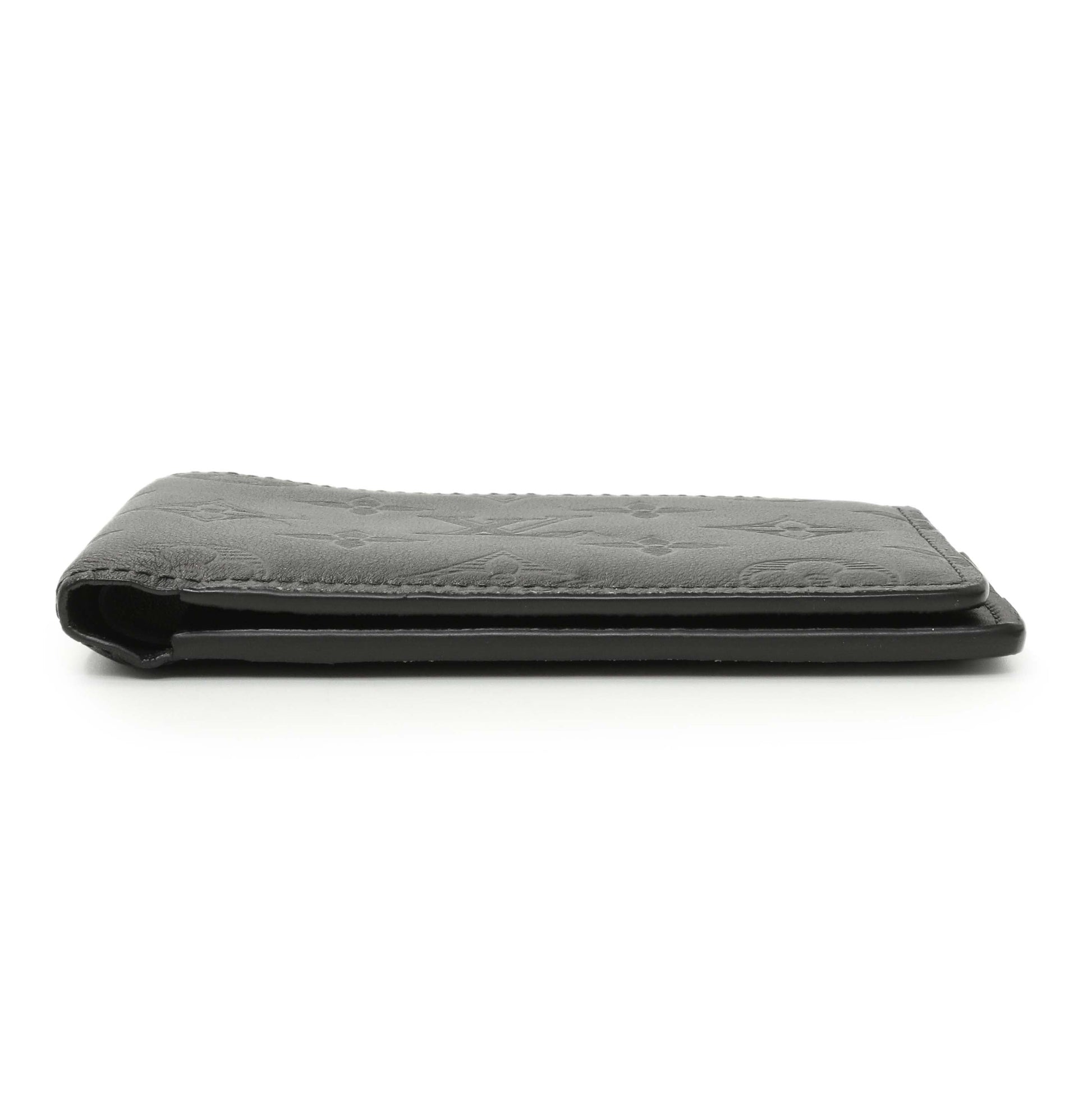 Exclusive Louis Vuitton Monogram Shadow Calfskin Multiple Wallet — Back View