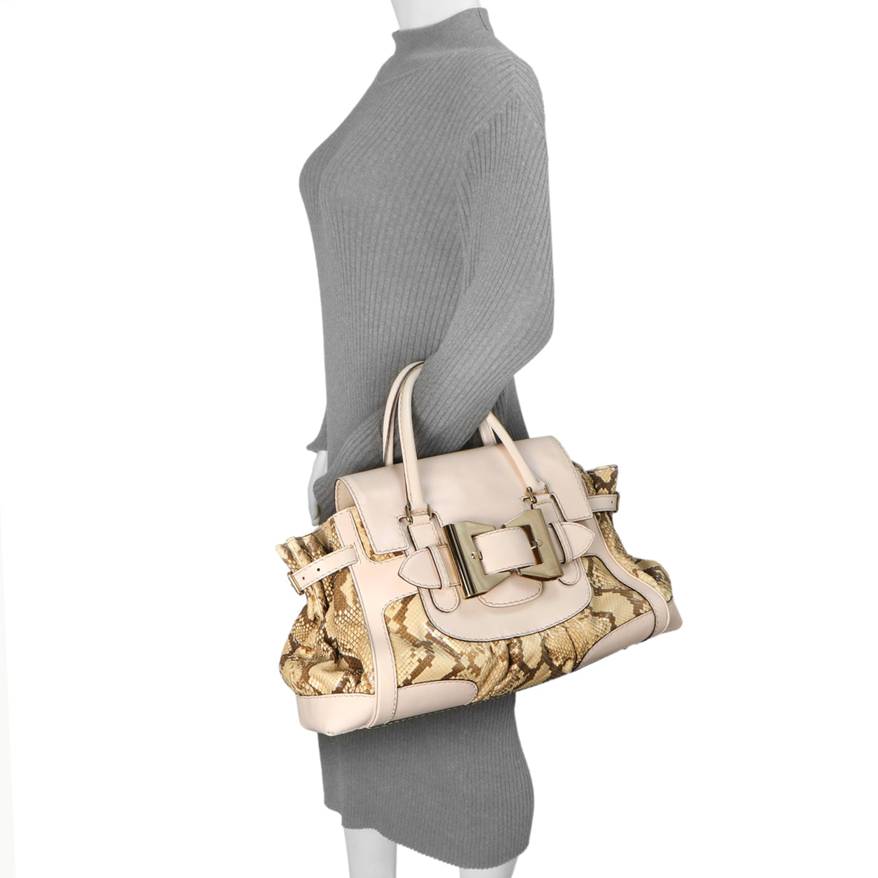 Exclusive Gucci Python Queen Large Top Handle — Alternate View 15