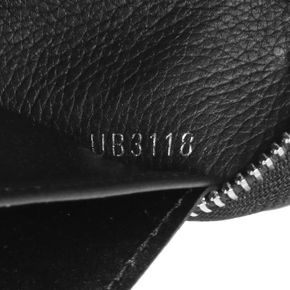 Exclusive Louis Vuitton Black Calfskin Lockme Zippy Wallet — Lifestyle View