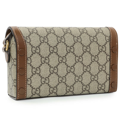 Exclusive Gucci GG Supreme Monogram Mini Horsebit 1955 Shoulder Bag — Side View