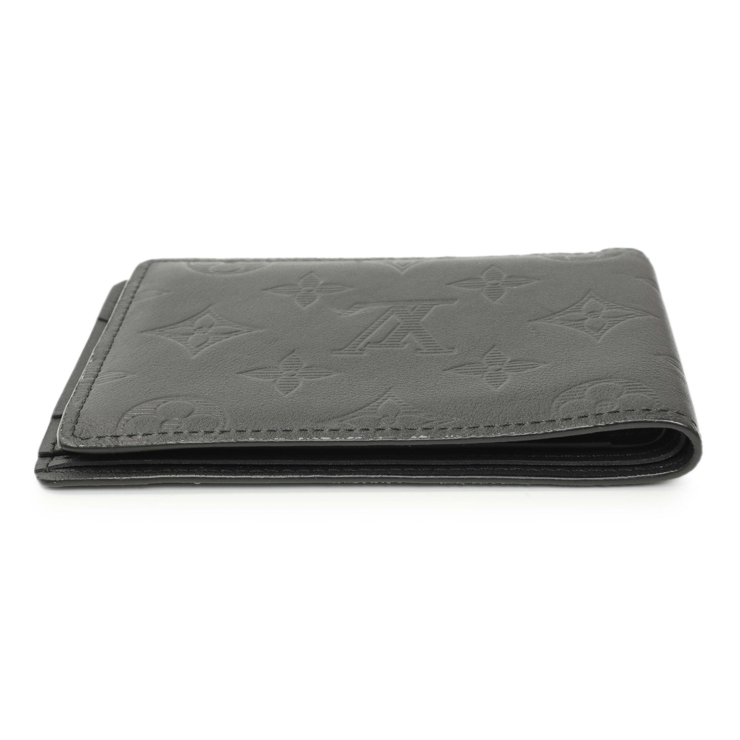 Exclusive Louis Vuitton Monogram Shadow Calfskin Multiple Wallet — Lifestyle View